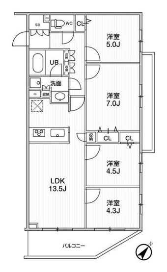 【間取り】 | ＬＩＭＥＲＥＳＩＤＥＮＣＥ　ＨＩＫＩＦＵＮＥ