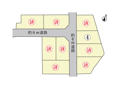 【区画図】 | 鈴鹿市南玉垣町《全9区画》