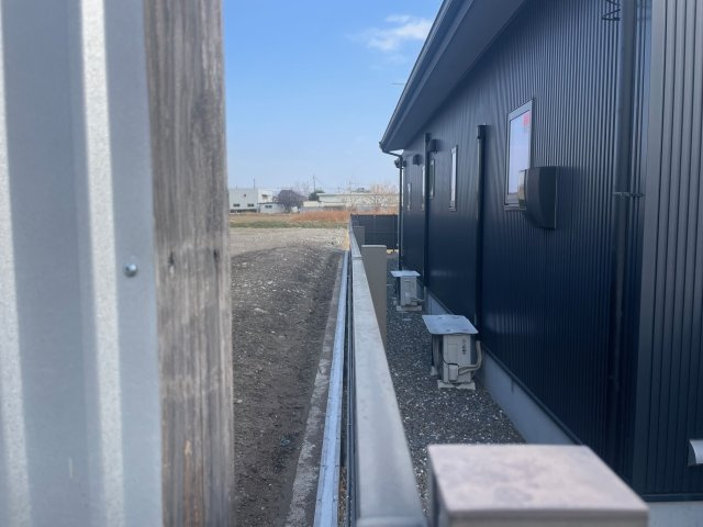 高崎市三ツ寺町売地のその他|敷地南側の境界です。