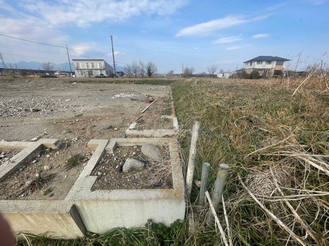 高崎市三ツ寺町売地のその他|敷地東側の境界です。