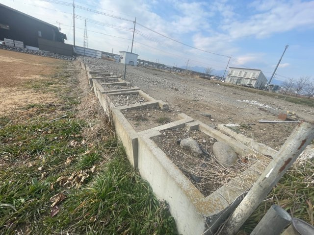 高崎市三ツ寺町売地のその他|敷地南側の境界です