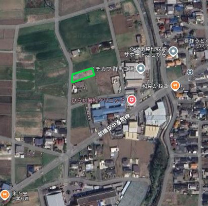 高崎市三ツ寺町売地の地図