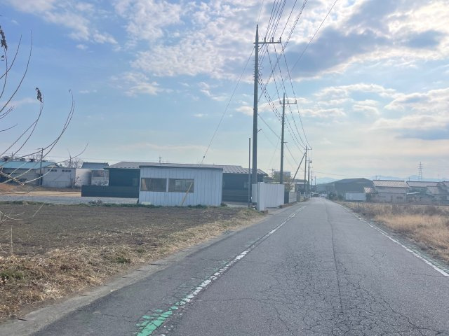 高崎市三ツ寺町売地の前面道路含む現地写真|前面道路含む現地写真です
