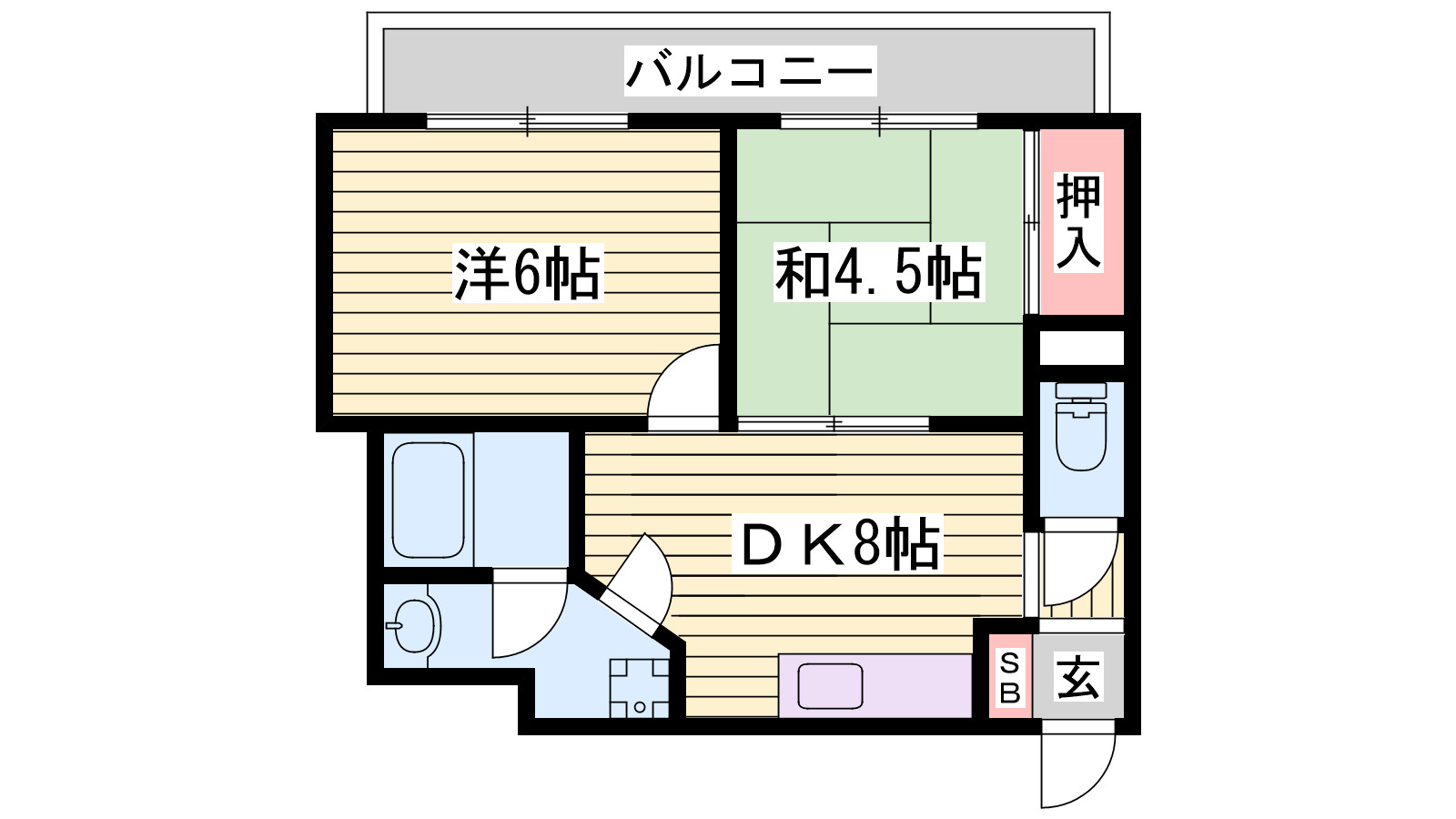 ファーストハウスの間取り