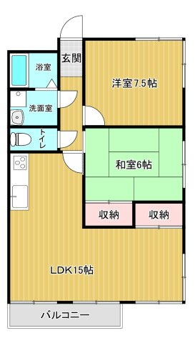 サンルミナスの間取り