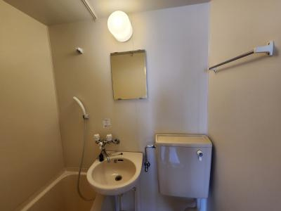 うずまさハイツの洗面所|浴室洗面