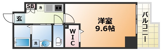 セオリー神戸ドミールの間取り