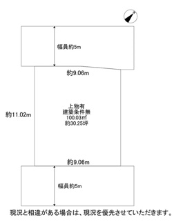 【土地図】 | 枚方市走谷1丁目　売り土地