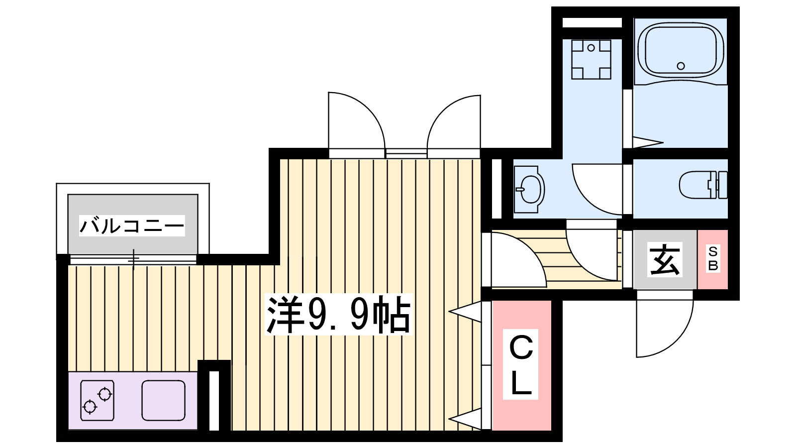シャルマン　ヴィオラの間取り