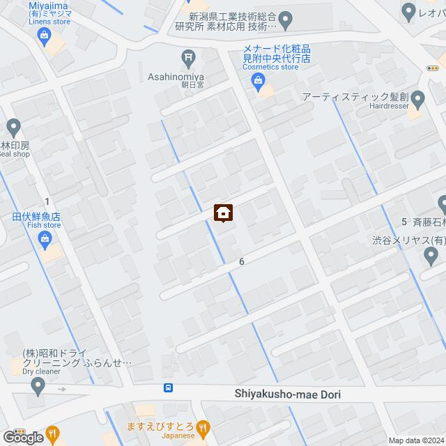 見附市学校町2丁目　中古住宅の地図