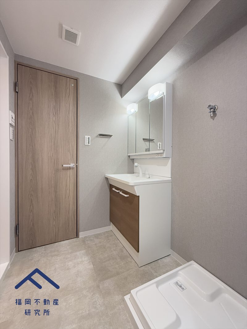 皐月マンション那の川の独立洗面台