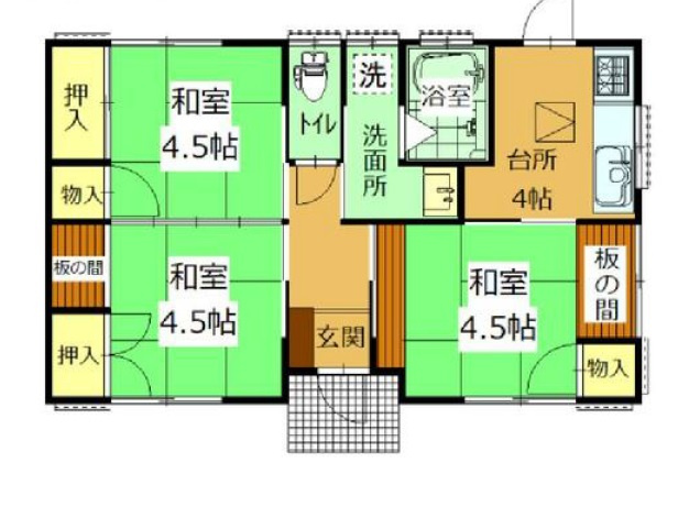 【中古戸建】前橋市粕川町込皆戸の間取り|■間取り