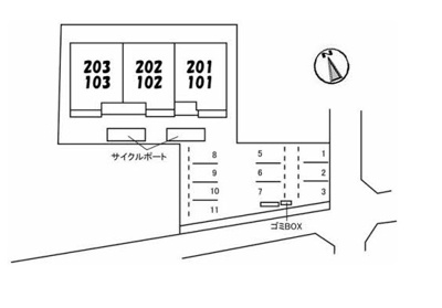 【区画図】 | リラフォート弥生・