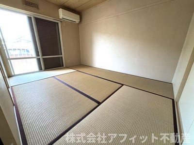 【寝室】 | サンライフメートB棟 | 西側の和室6帖