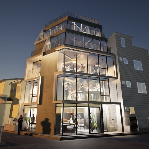 【外観パース】 | YK HERITAGE 北千住