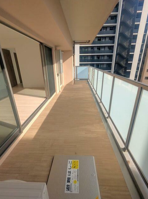 熊本市中央区南千反畑町の賃貸マンションのバルコニー