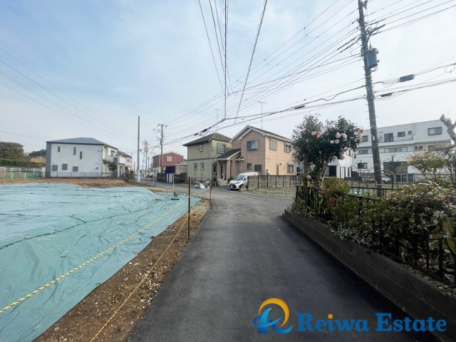 売地　高座郡寒川町一之宮4丁目の前面道路含む現地写真