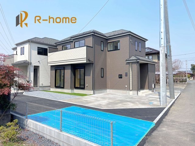 笠間市笠間6期　新築戸建て　2号棟の外観|ご予約を頂ければ、『平日』はもちろん『早朝』や『夜間』もご見学可能です♪お気軽にお申し付けください♪