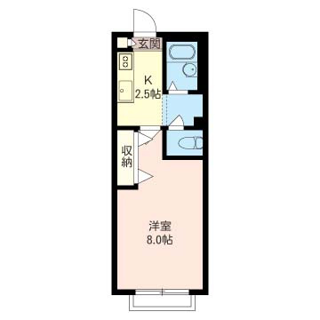 ハイムフロイデＡの間取り