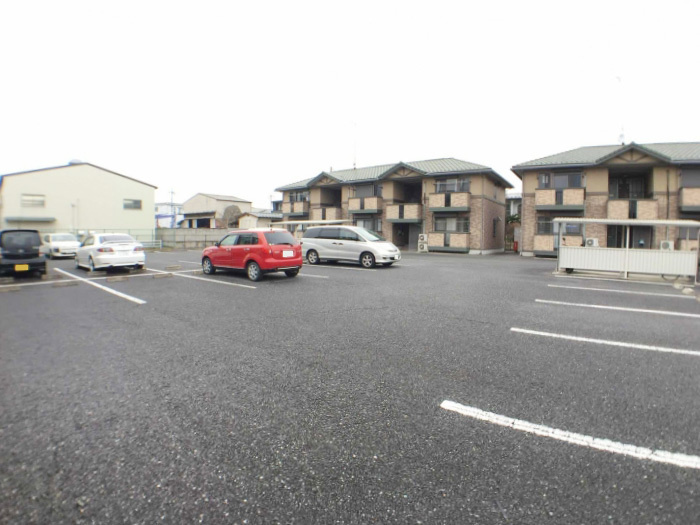 グリーンカースルＡの駐車場