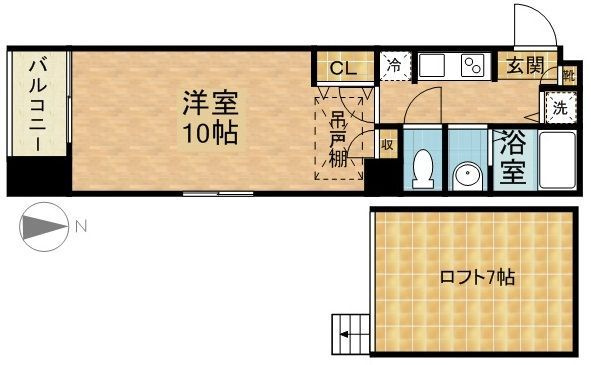 【間取り】 | プレシャス天神南 | 現況優先。