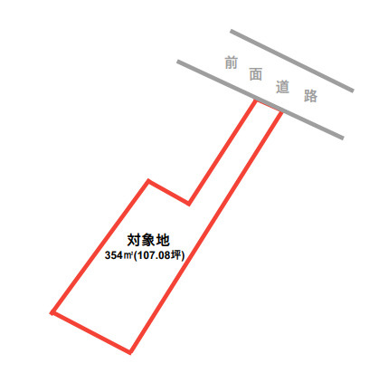 【土地図】 | うきは市吉井町千年 | ※簡略図のため現況優先です