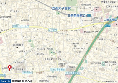 【地図】 | トップ三軒茶屋第４