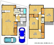 西淀川区歌島1丁目【新築戸建て】の画像
