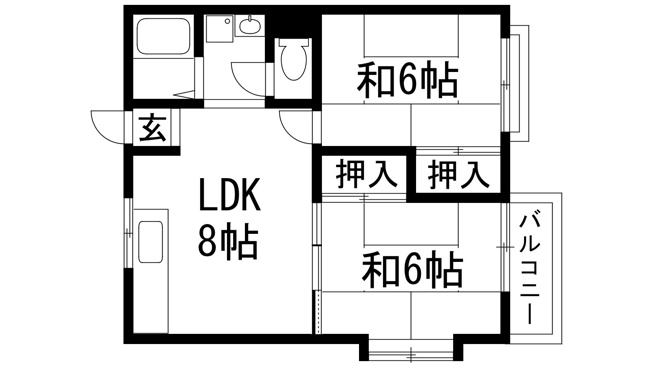 【間取り】 | ミューズハイツ