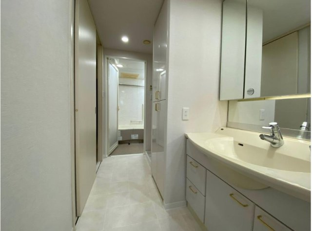 レスタージュたちばなの独立洗面台