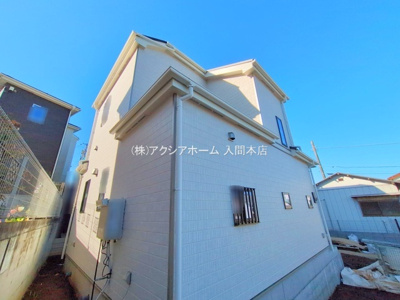 【外観】 | 入間市大字小谷田・全3棟　新築一戸建　2号棟 | 建築中写真（2025年4月16日撮影）