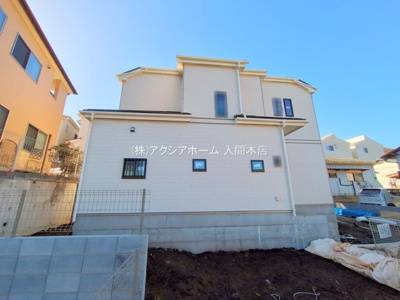 【外観】 | 入間市大字小谷田・全3棟　新築一戸建　2号棟 | 建築中写真（2025年4月16日撮影）