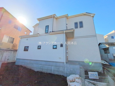 【外観】 | 入間市大字小谷田・全3棟　新築一戸建　2号棟 | 建築中写真（2025年4月16日撮影）