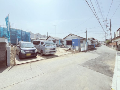 【前面道路含む現地写真】 | 入間市大字小谷田・全3棟　新築一戸建　2号棟 | 現地写真(2025年3月27日撮影)