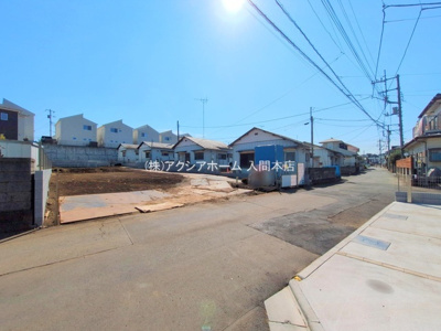 【前面道路含む現地写真】 | 入間市大字小谷田・全3棟　新築一戸建　2号棟 | 現地写真(2025年3月10日撮影)