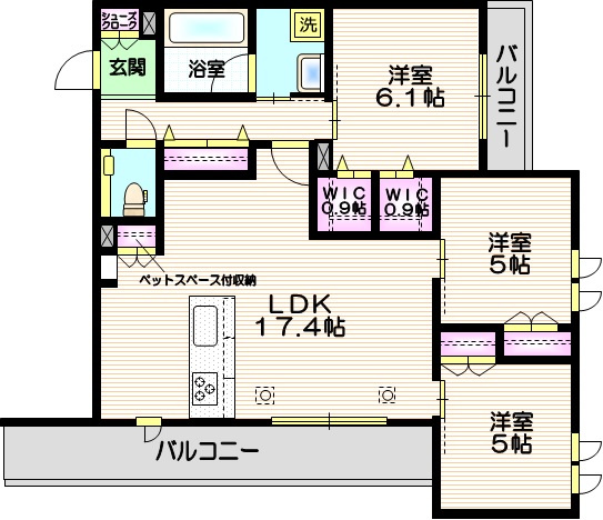 Ｍａｙｆａｉｒの間取り