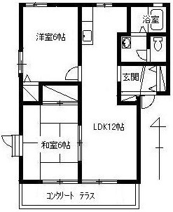 【間取り】 | アベニールB