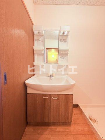 ファミールマンション広川の独立洗面台