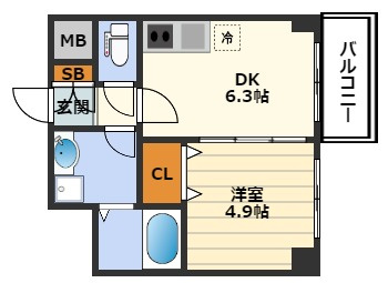 viviFURUYA豊崎の間取り