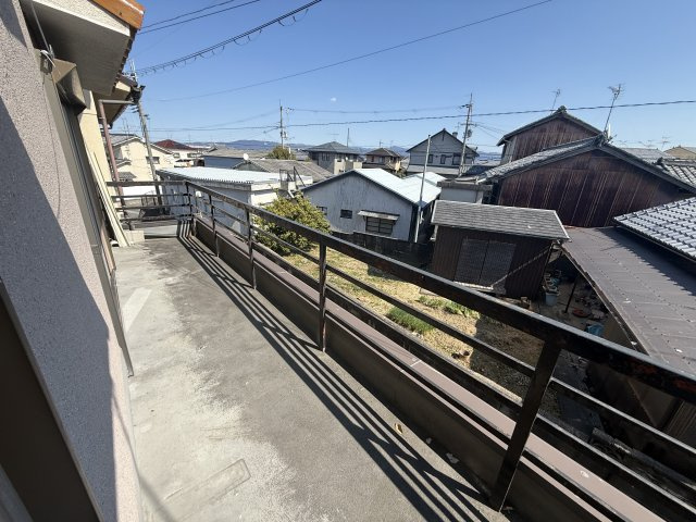 大和郡山市新町の一戸建てのバルコニー