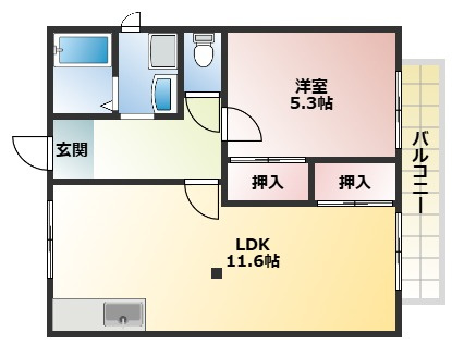 フレグランスリッチ2の間取り