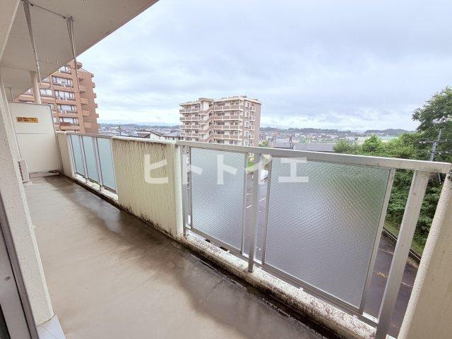 ファミールマンション広川のバルコニー
