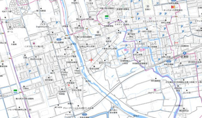 【地図】 | 撫川土地