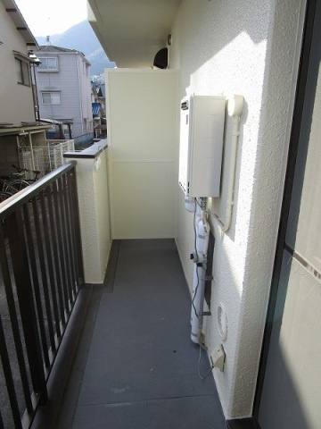 サンルビーササキ№1のバルコニー