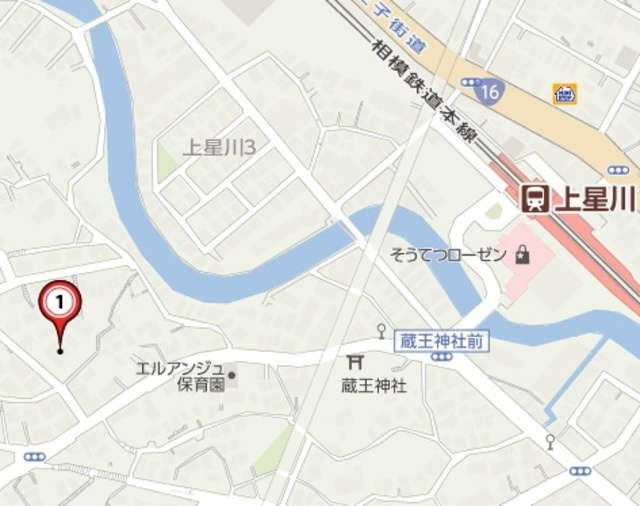 アレイズ上星川の地図