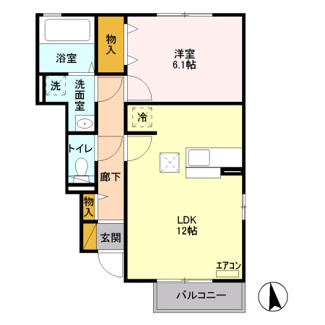 【間取り】 | フォレストガーデン　Ｂ