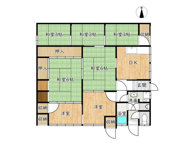 たつの市龍野町島田/中古戸建の間取り