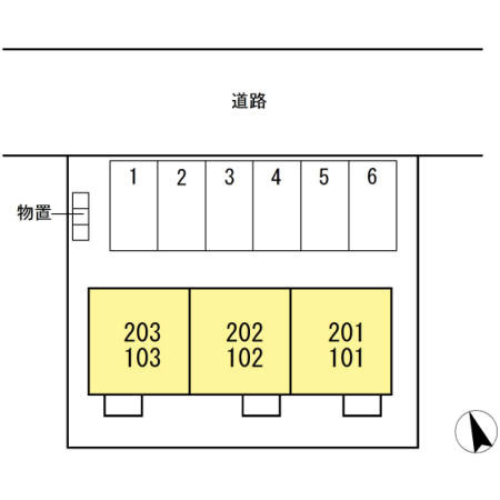 Ｄ－ｒｏｏｍけやきの区画図