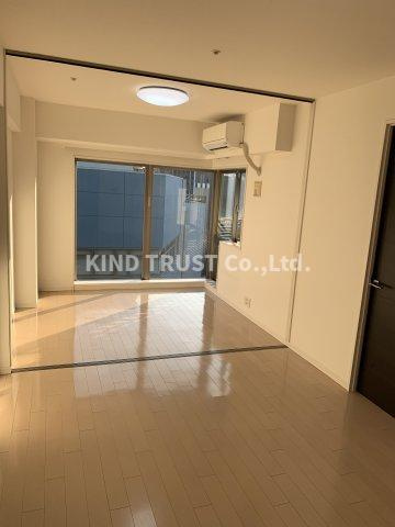 シティハウス南森町の居間・リビング|おしゃれなリビングです