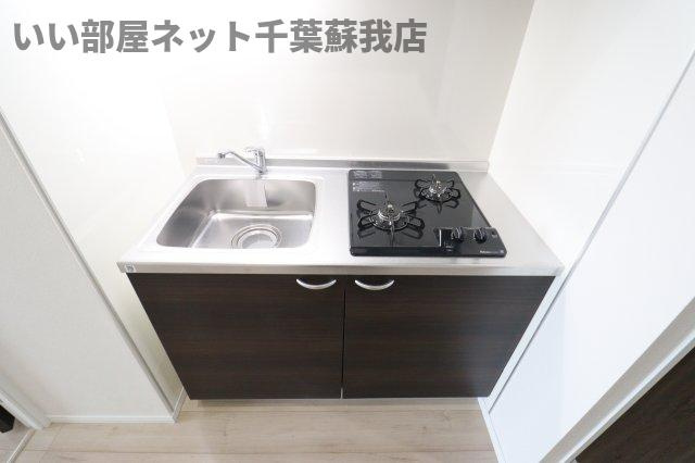 パークレジデンス八幡 のキッチン|コンパクトなキッチンで掃除もラクラク